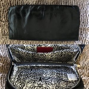 HOBO International Leather FUN Lining Zip Wallet